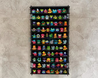 Superheld speelgoedvitrine, planken voor superfiguren, vitrine met actiefiguren, superheldenvitrine,