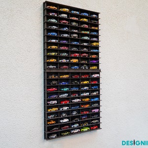 1:64 Toy Car  Wall Shelf for 100 Cars | Car Display Case |Diecast display | Toy Car Holder | Wall Mounted Car Storage |Toy Garage
