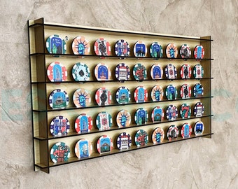 BEST PRICE Maple Casino chip display case,Poker chip holder,Gambling chip display,Poker chip display case,casino chip collector display