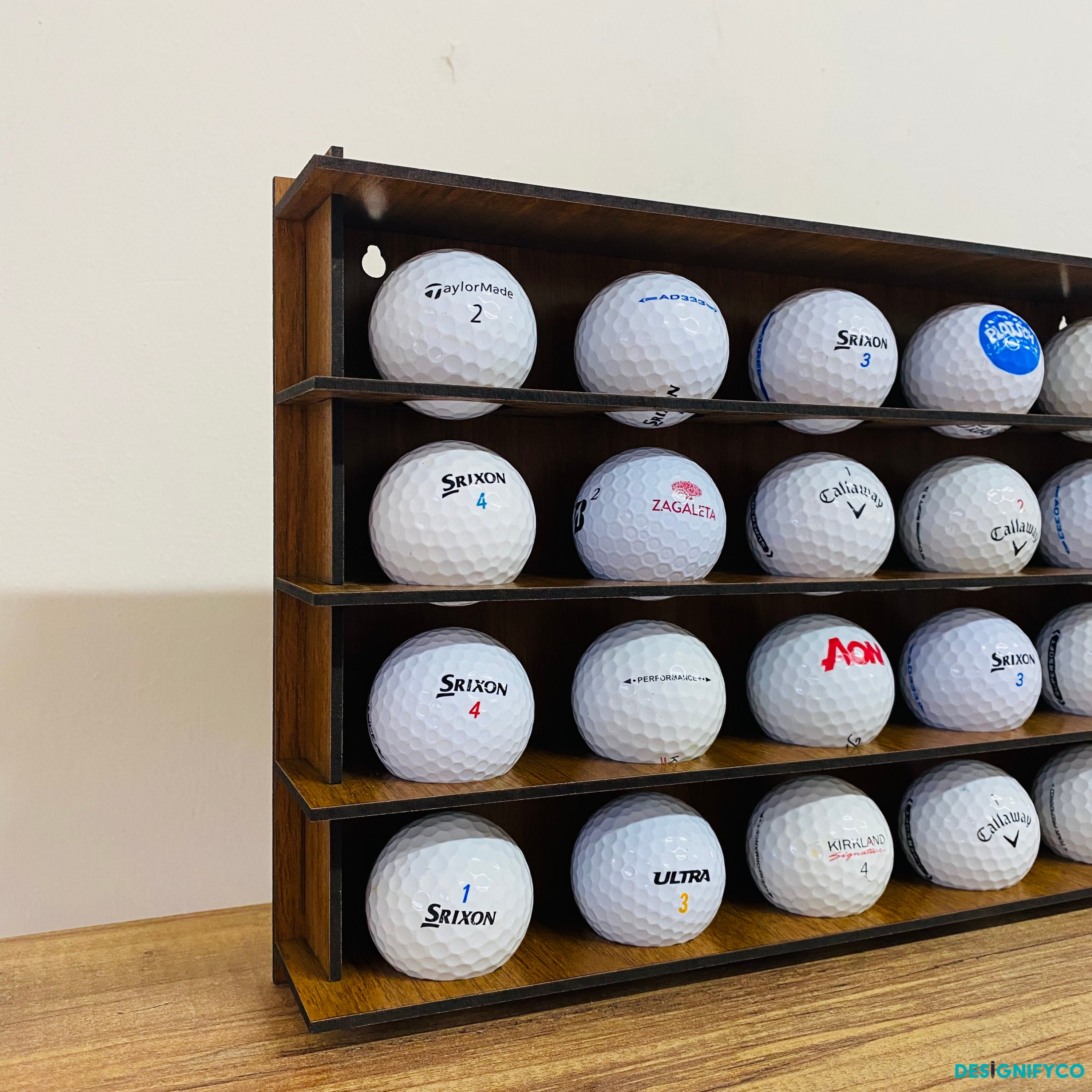 Golf Ball Holder golf Ball Display Case for 20 Golf Balls 