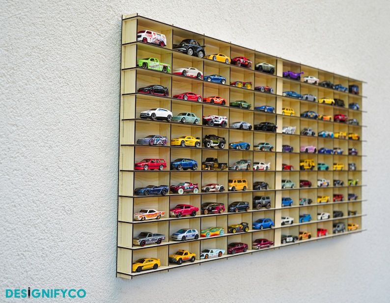 Old Black Toy Car Display Case for 100cars | Car Storage|toy Car ...