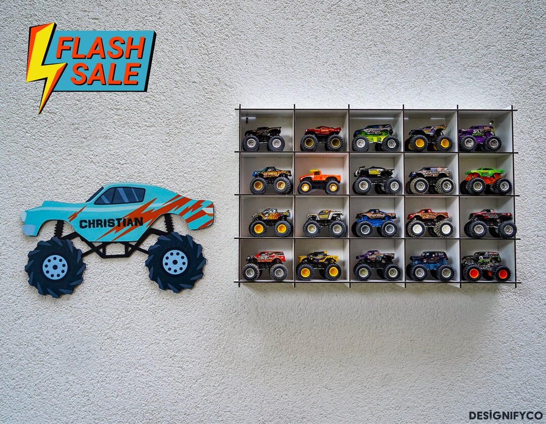 Monster Truck Shelf Monster Truck Display Etsy Australia