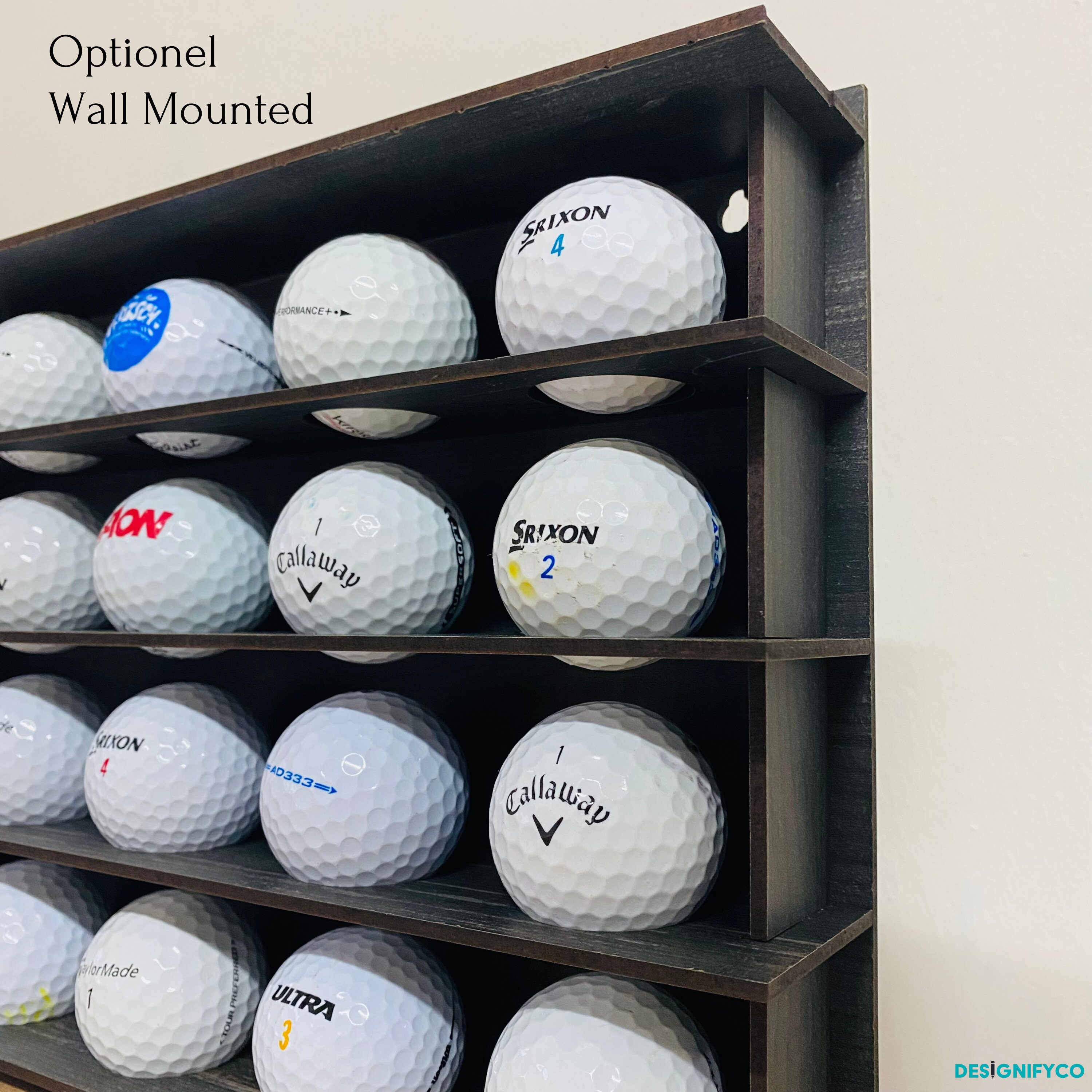 Support de présentoir de balle de golf imprimé en 3D ensemble de 6