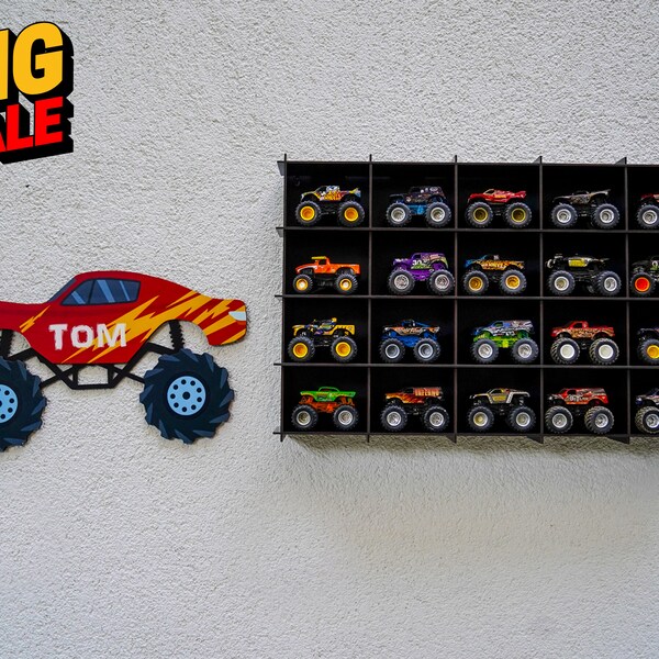 Monster Truck Shelf Etsy