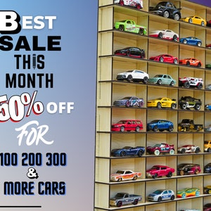 Old Black Toy Car Display Case For 100Cars|Matchbox Car  Storage|Toy Car Storage|1:64 Car Shelf|Wall Mounted Car Rack|Matchbox Car Holder |