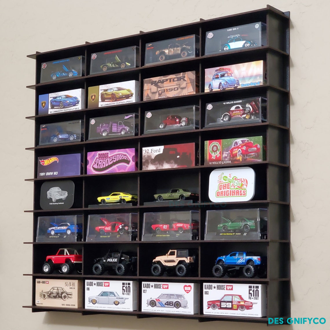 Auto Rack Toy Toy Car Storage for RLC Exclusive Cars.rlc Stands for Red Line Club,11 ...