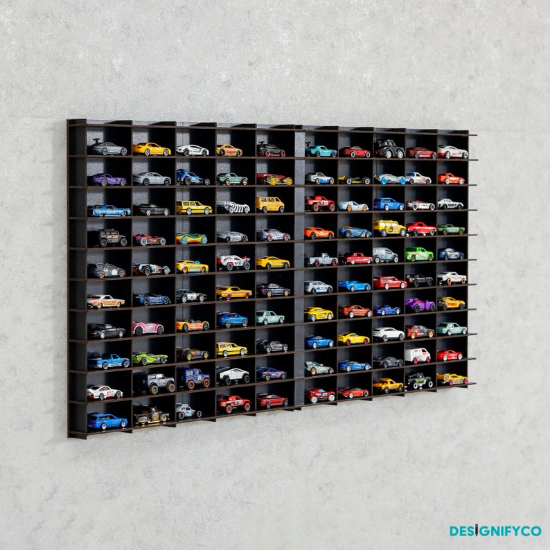 BLACK Toy Car Display Case for 100carsmatchbox Car - Etsy