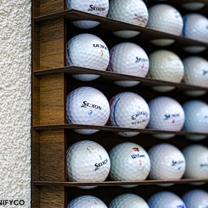 Golf Ball Display Case | Golf Gifts For Dad |Dad Golf Gift|Golf Ball Display Cabinet|Golf Gift For Men|Golf Ball Organizer|Golf Gift For Dad