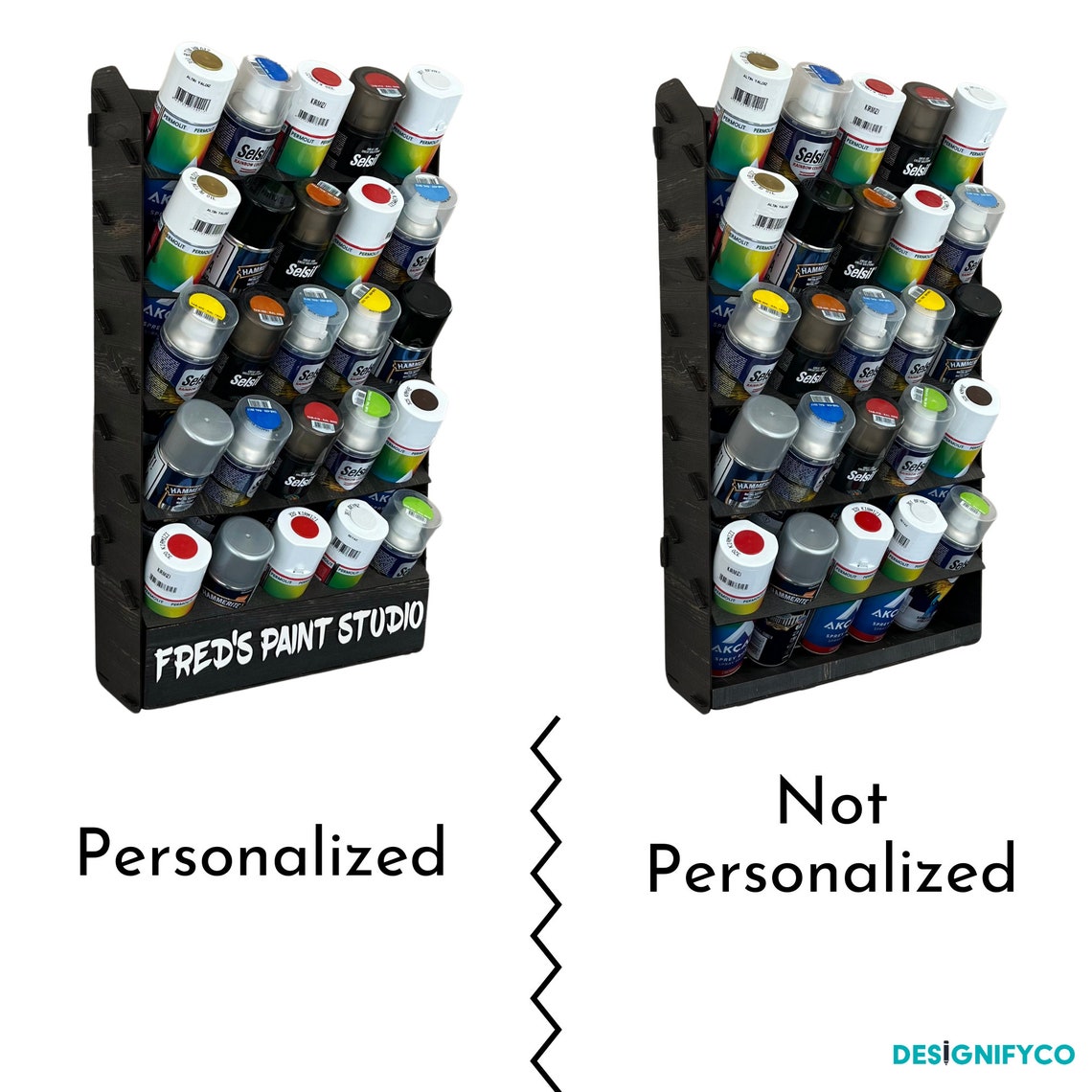 Graffiti Rack Customizable Sprey Can Holder,sprey Can Holder Rack,graffiti Maker Gift ...