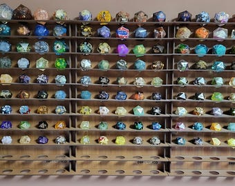 D20 Dice Display Case - Multi Color Options, D20 Stand & Holder for Dice Collection, Perfect Gift for Gamers ,Dice Enthusiasts