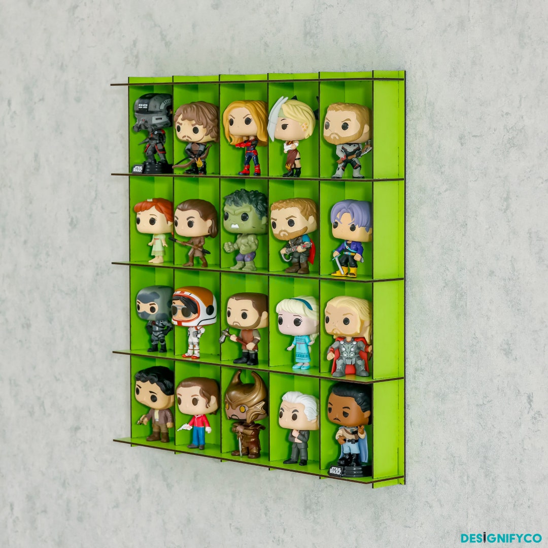 Green Funko Pop Display Case ,funko Pop Wall Display,funko Pop Display