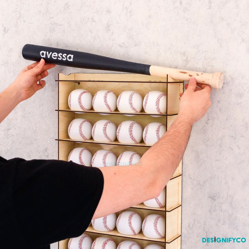 Baseball Holder Rack ,baseball Cabinet,baseball Display Case Stand ...