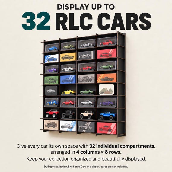 RLC Exclusive Cars Display Case,rlc Stands for Red Line Club, RLC