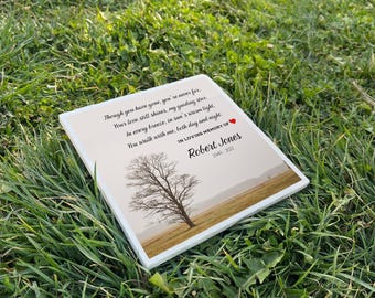 Personalized Grave Marker – Custom Memorial Stone – Engraved Plaque for Remembrance & Outdoor Memorial Tribute