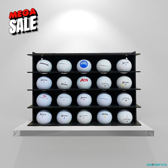 Golf Ball Holder golf Ball Display Case for 20 Golf Balls 