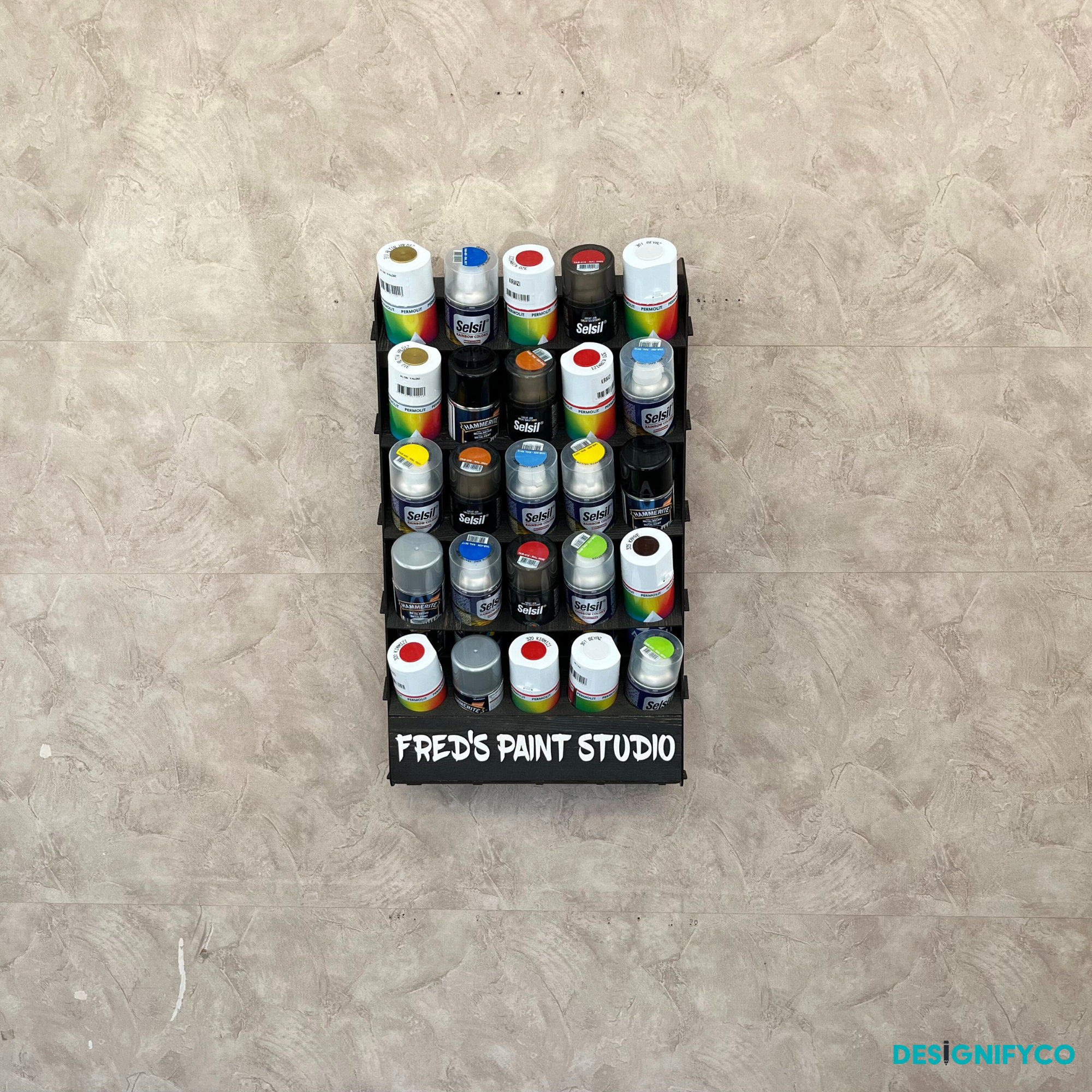 Graffiti Rack Customizable Sprey Can Holder,sprey Can Holder Rack,graffiti Maker Gift ...