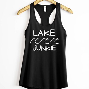 Women&#39;s Lake Junkie Graphic Racerback Tank