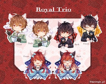 Persona 5 Royal Trio Black Cat/White Cat Charms