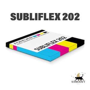 May include: A black box with the text "FOREVER DIGITAL TRANSFER APPLICATION TECHNOLOGY" and "SUBLIFLEX 202" printed on it. The box has a cyan, magenta, yellow, and black color scheme.