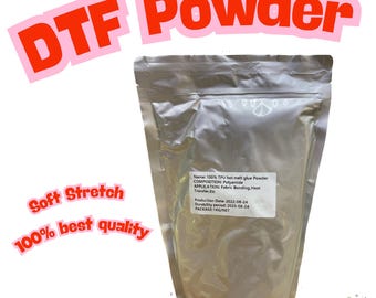 DTF Powder for Sublimation Printer 2.2lb Adhesive White TPU Film ink hot melt
