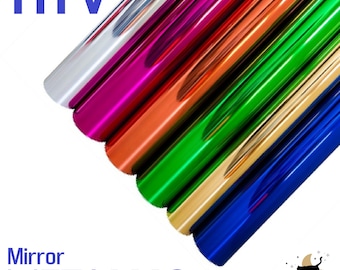 Metallic Mirror HTV – Metal Finish Heat Transfer Vinyl
