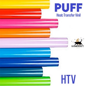 3D Puff - Foam HTV - Puff Heat Transfer Vinyl - Heat Transfer Vinyl