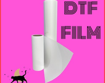 Transfers DTF Transfer Film Roll  328 ft long (100 meters roll) All sizes, hot or cold Peel vibrant colors. best Quality compare #1