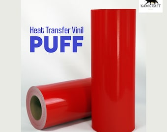 XTool Puff Vinyl Heat Transfer 3D - 14 Sheets 12"x 10" Puff HTV Heat Transfer Vinyl