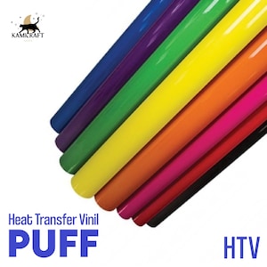 3D Puff - Foam 20&quot; x 36&quot; HTV Heat Transfer Vinyl - HTV