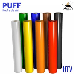 3D Puff - Foam Heat Transfer Vinyl 10in x 12in Sheets