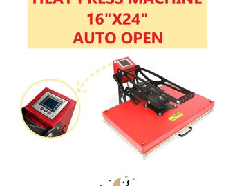 Heat Press machine 16" x 24" Auto-Open w/ Drawer 1 year full warranty