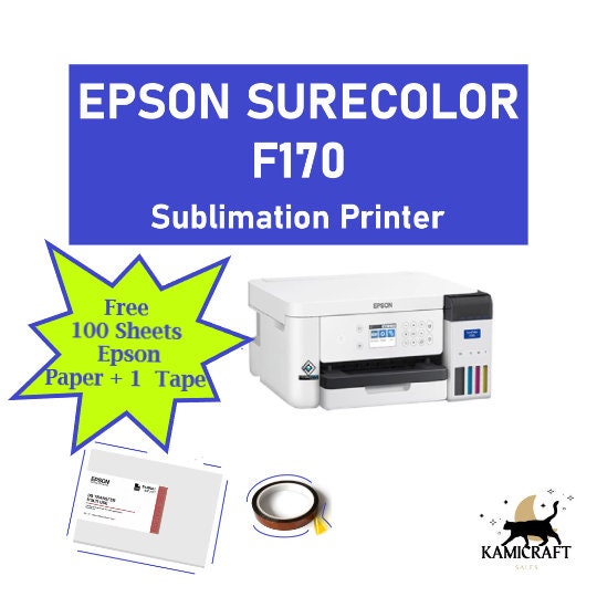 Epson SureColor Ink Set - 4 Pack & 200 Sheets of Sublimation Paper