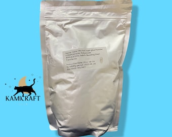 DTF Powder White Hot Melt Adhesive Powder glue  2.2 Pound Bag 1kilo “Soft Feel”
