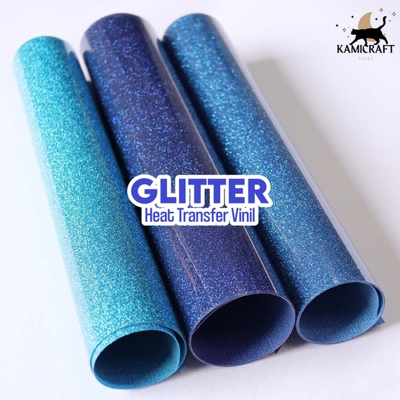 Glitter HTV Heat Transfer Vinyl Sheets 15x10 Etsy