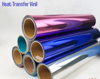 Kamicrafts - HTV Metallic Mirror HT - Iron on - Heat Transfer Vinyl - Cameo - Cricut - Sheets - Kamicrafts - HTV Vinyl