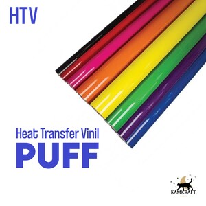 3D Puff - Foam 20&quot; x 5yd HTV Heat Transfer Vinyl - HTV