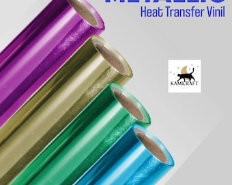 Metallic Heat Transfer Vinyl Sheets, Mirror HTV