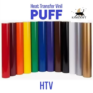 3D Puff - Foam 12&quot; x 20&quot; / 1 sheet / HTV Heat Transfer Vinyl - HTV