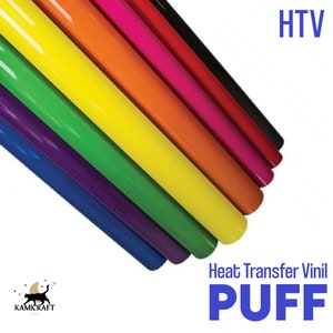 3D Puff - Foam 20&quot; x 3yd HTV Heat Transfer Vinyl - HTV
