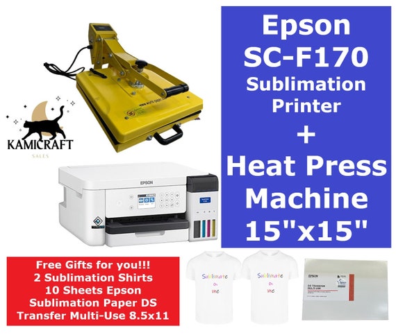 5 IN 1 Combo T-Shirt Heat Press Transfer 15x15 Printing Machine