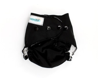Cheeky Cloth One Size Herbruikbare zwemluier Zwart