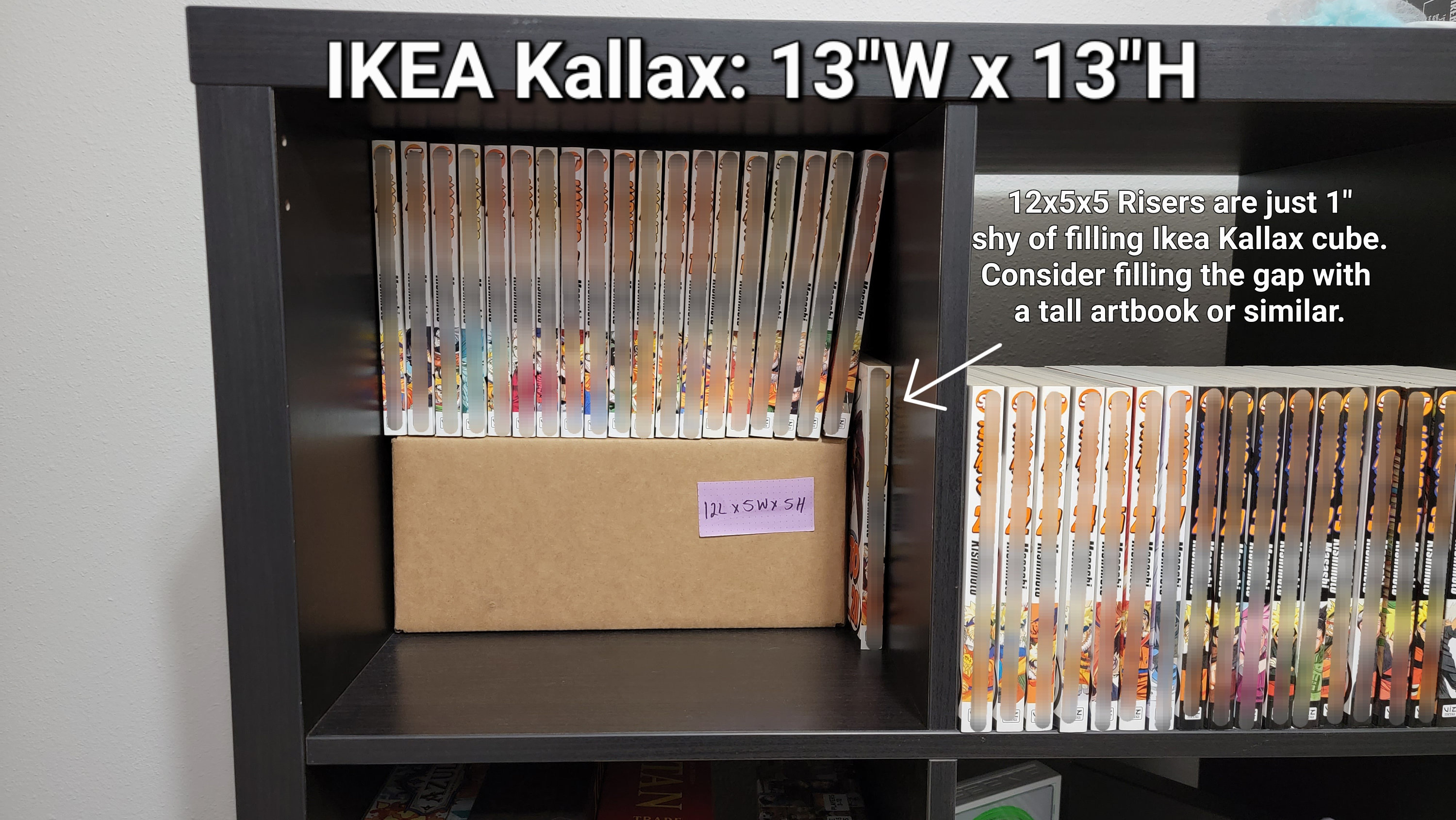 Simple Cheap Anime Manga Book Risers Expand Bookshelf Storage Etsy
