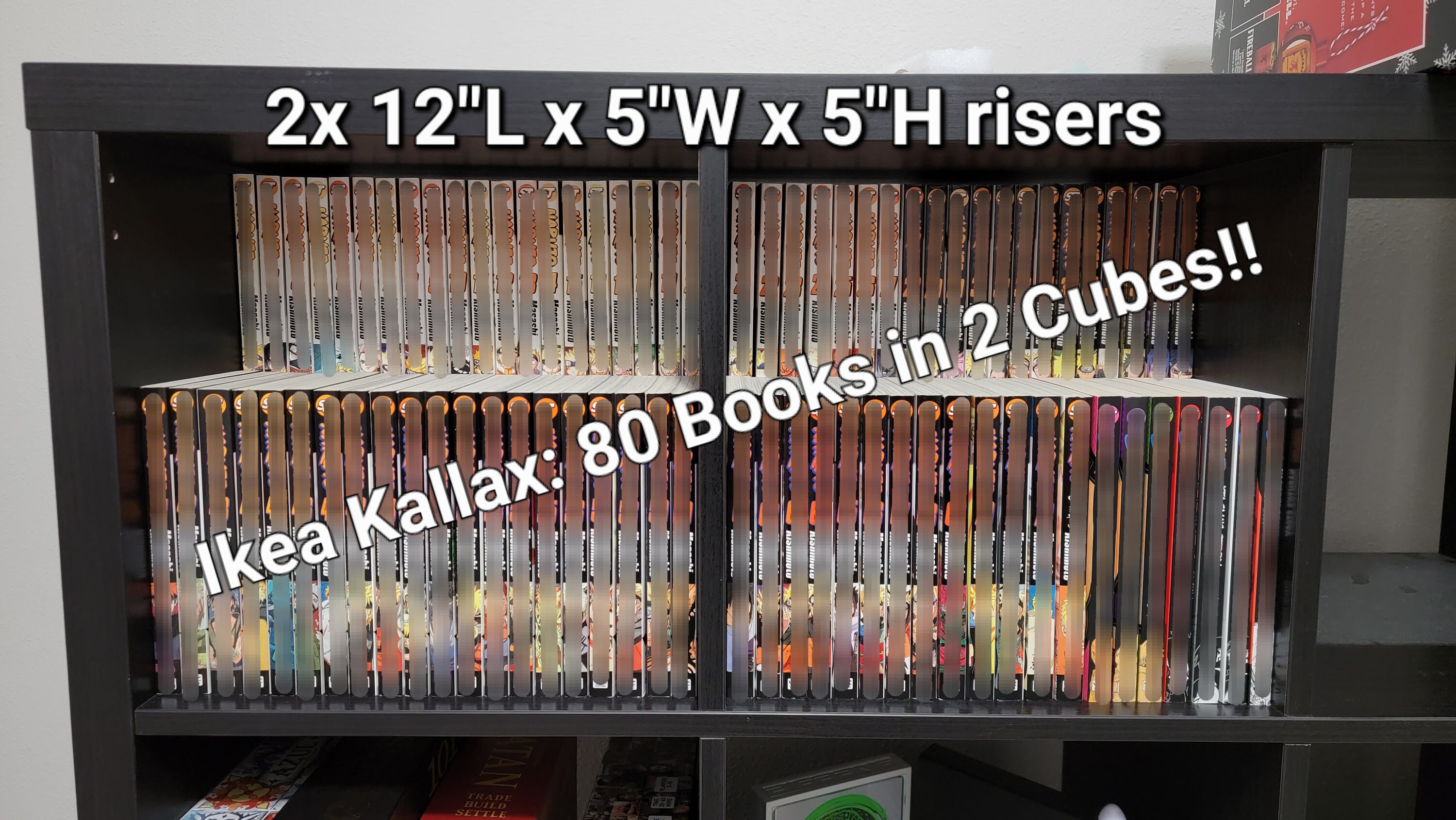 Simple Cheap Anime Manga Book Risers Expand Bookshelf Storage Etsy