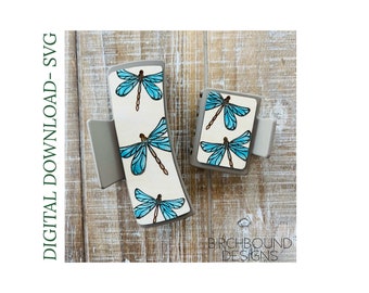 Claw Clip SVG, Dragonfly, digital download, Glowforge tested laser cut file