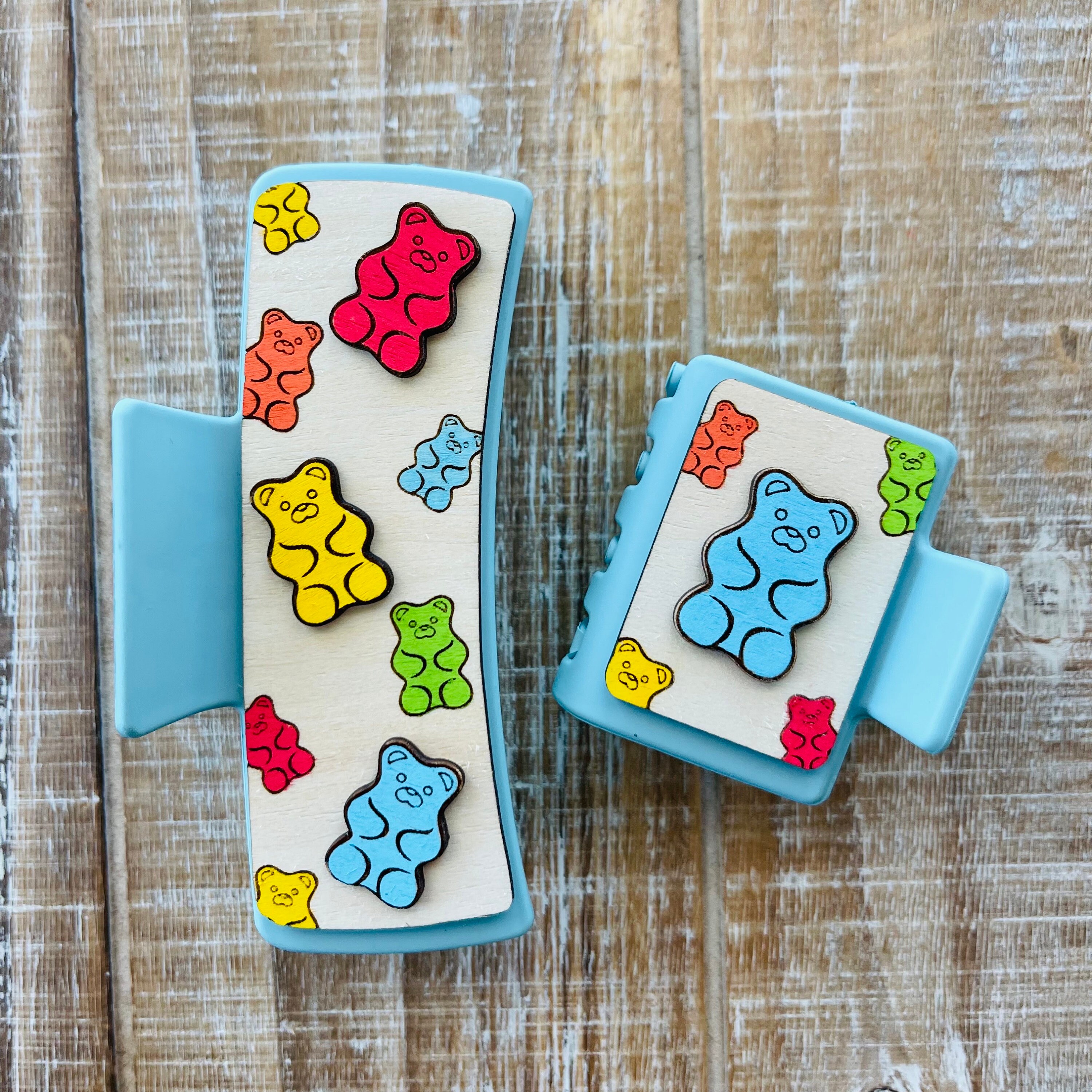 Claw Clip SVG, 3D Gummy Bear Claw Clip, Digital Download,