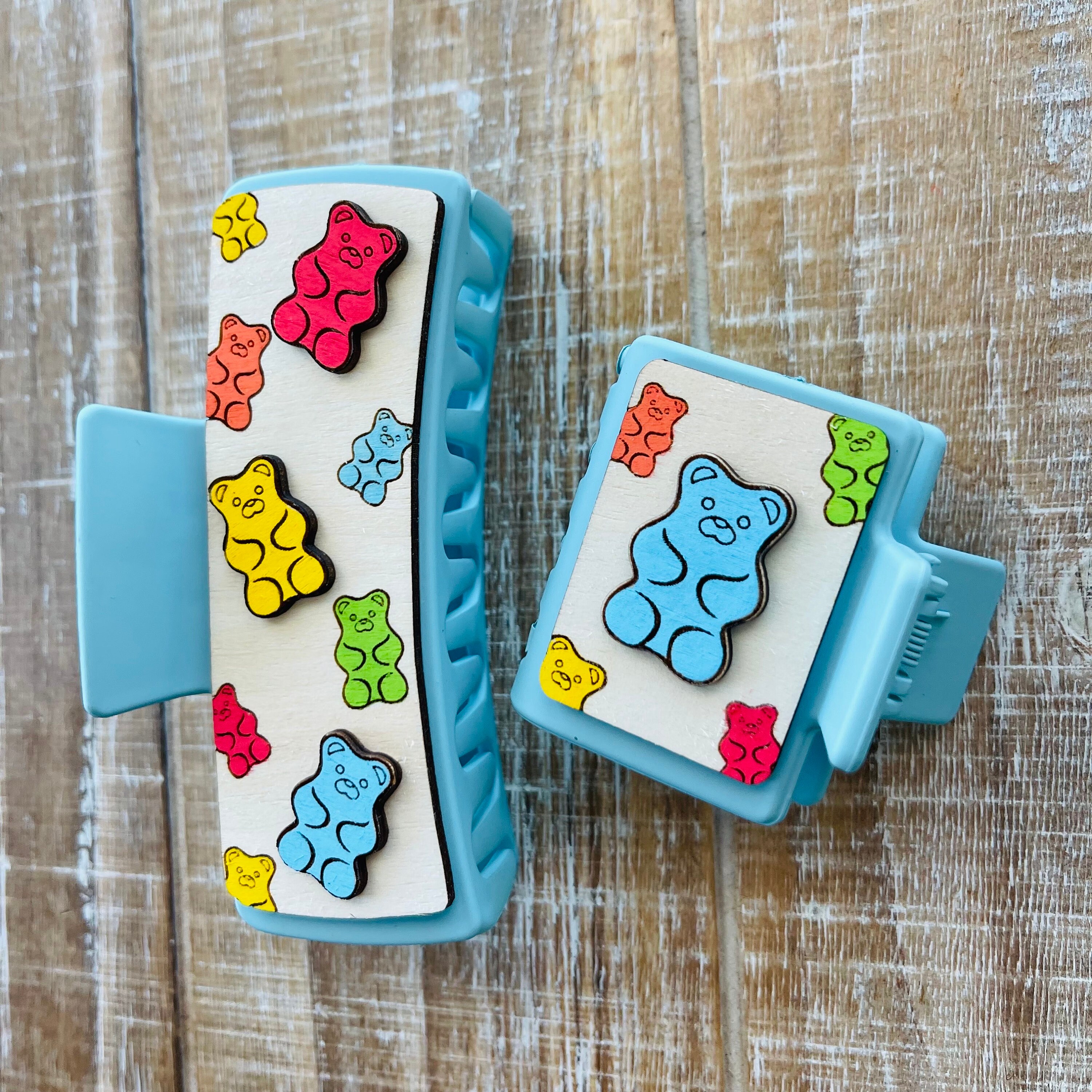 Claw Clip SVG, 3D Gummy Bear Claw Clip, Digital Download,