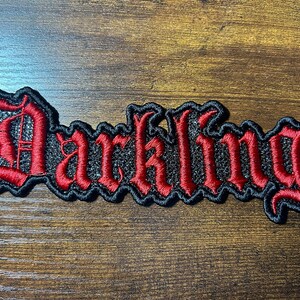 Darkling Embroidered Bookmark