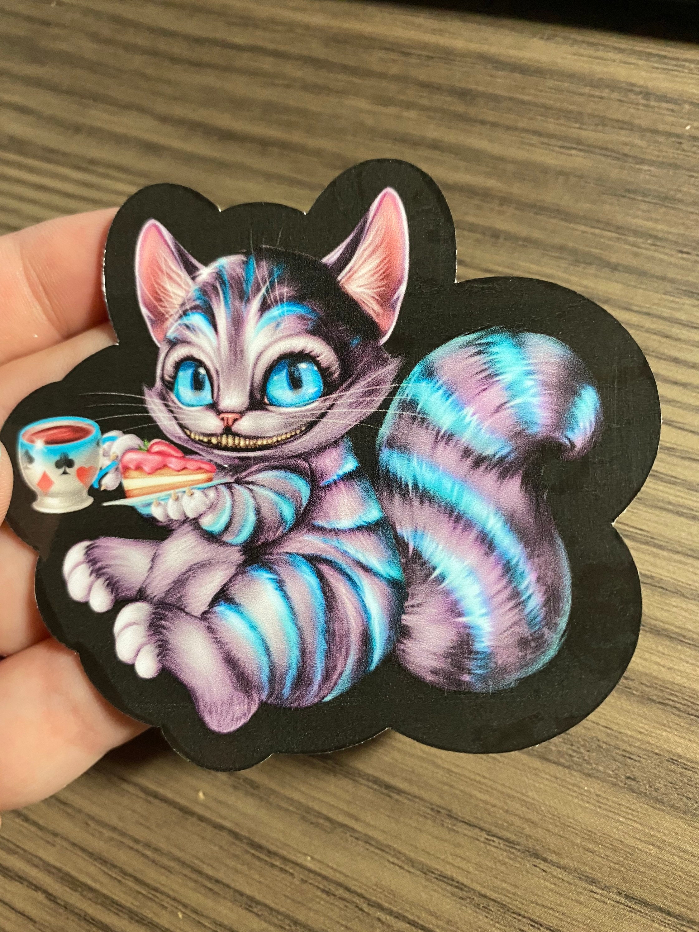 チェシャ猫 3インチステッカー - Etsy 日本