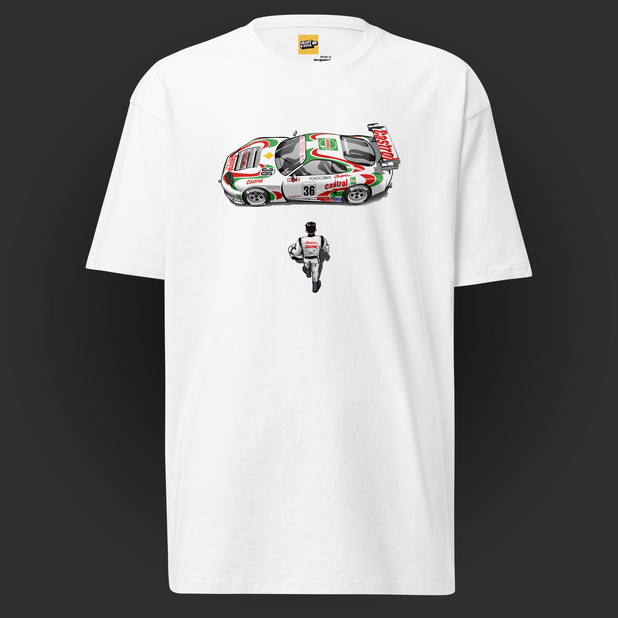 Castrol Toms Supra Akira Heavyweight Tee, Toyota Supra Tee, Gran