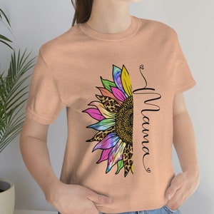 Nana T-Shirt, Mother&#39;s Day Gift For Mom Tee, Cute Mama Gift For Mother&#39;s Day, Cute Floral Mama T-Shirt, Gift For Her, Comfort Colors Teee